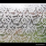 Statische raamfolie 0,5cm Blokjes 45cmx1,5m