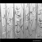 Statische raamfolie Bamboe verticaal 90cm db