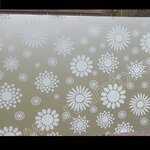 statische raamfolie retro amber 92cm