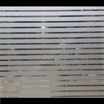 Statische raamfolie strepen medium DB 67,5cm 