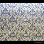 Raamfolie gekrulde bloemen 67,5cm