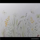 Statische raamfolie bloemen Meadow 67,5cm x 1,5meter