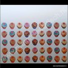 Statische raamfolie cupcakes 70cm