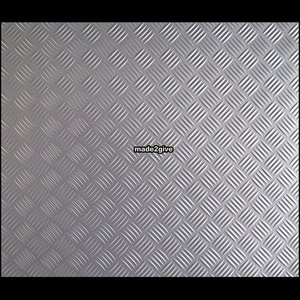 Plakfolie Traanplaat metallic mat