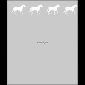 Raamfolie Paarden boven 60cm