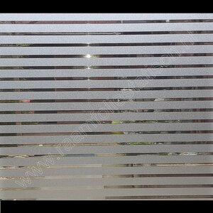 Statische raamfolie 2,5cm strepen 67,5cm x 2m DB  