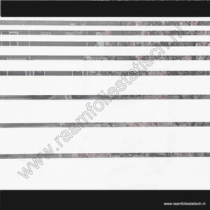 Statische raamfolie strepen premium DB 67,5cm x 1,5meter