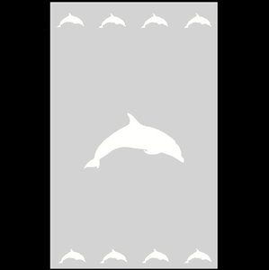 Raamfolie Dolfijnen 80cm