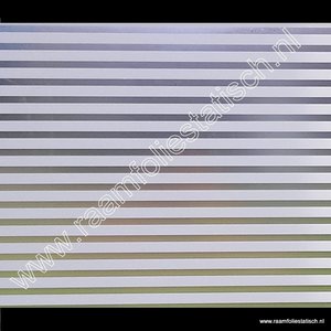 Statische raamfolie witte strepen mat 45cmx1,5m
