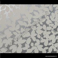 Statische raamfolie witte bladeren print 45cm x 1,5m