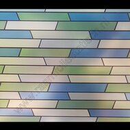 Statische raamfolie kleuren Vitrall 67,5cmx1,5m verticaal