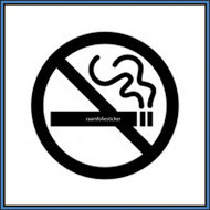Niet-roken-sticker