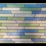 Statische raamfolie kleuren Vitrall 67,5cmx1,5m verticaal