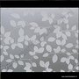 statische raamfolie white leafs 45cm
